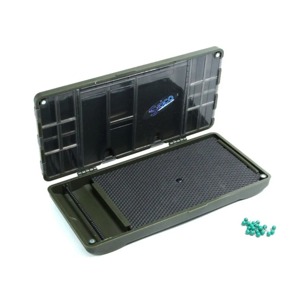 Caja de aparejos de pesca de carpa multifuncional, duradera con 20 pines, organizador de equipo de pesca, caja de accesorios de pesca portátil, 2025 - imagen 4