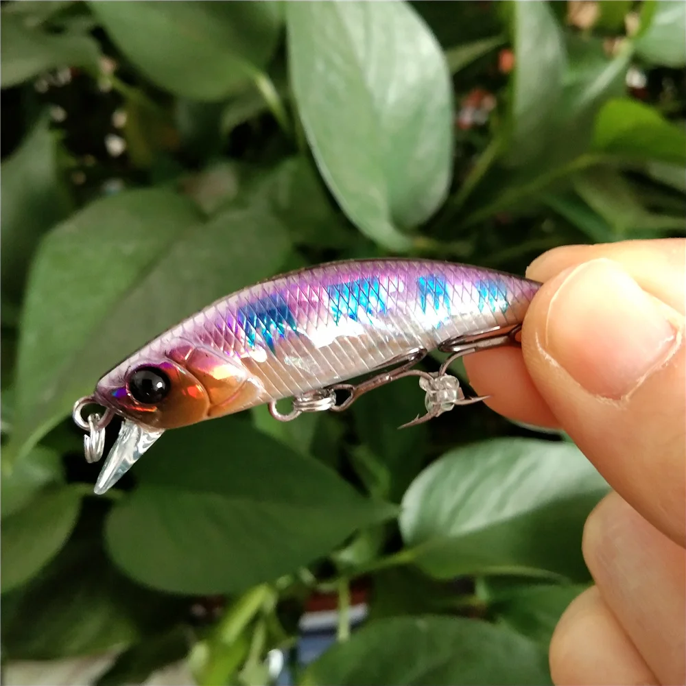 TSURINOYA 12 Uds 50S Set 5cm 5g hundimiento Minnow pista de intrusión Artificial Jerkbait cebo duro Lucio Wobbler señuelo de pesca Crankbait - imagen 4