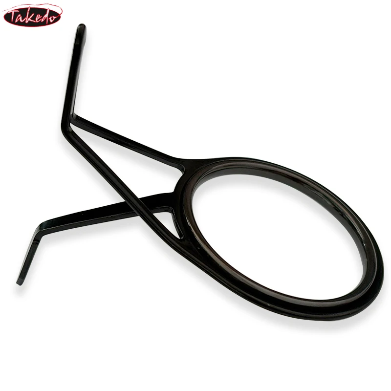 TAKEDO BTLSG Guías de pesca 50 #   40 #   30 #   25 #   20 #   16 #   Anillo guía de fundición, guías de pesca negras, caña de pescar DIY - imagen 2