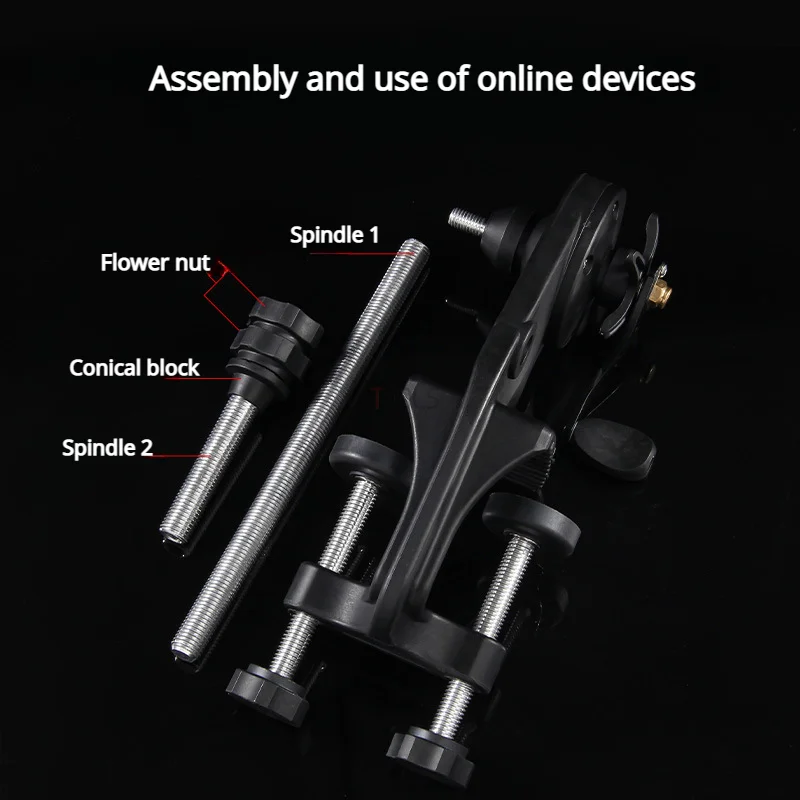 Enrollador de línea de pesca portátil, enrollador de carrete, equipo de pesca, carrete giratorio de Baitcasting, aparejos de pesca, equipo cambiador de alambre - imagen 3