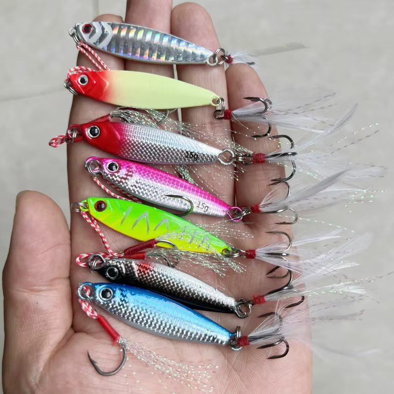 Trick Rock Señuelo Lápiz Jigbait Tiro Largo – Cebo metálico láser - imagen 2