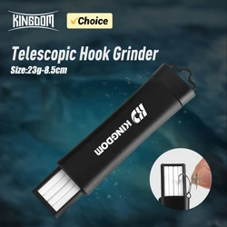 Kingdom Afilador de anzuelos mini telescópico de bolsillo