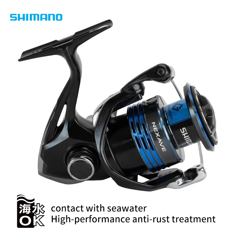 Carrete de pesca giratorio Shimano Nexave 2021 Original 1000 2000 2500 3000 4000 5000 carrete de pesca de agua dulce/agua salada sin G - imagen 3