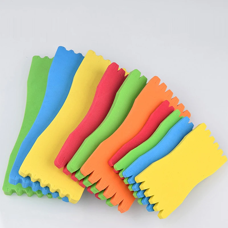 Tabla de bobinado de espuma EVA, 10 Uds., 12cm/16cm, placa para sedal de Pesca, almacenamiento de anzuelos, soporte para envoltura de alambre, accesorios para herramientas de aparejos de Pesca - imagen 5