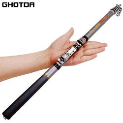 Caña Telescópica Carbono para Carpa – Lanzada desde Roca