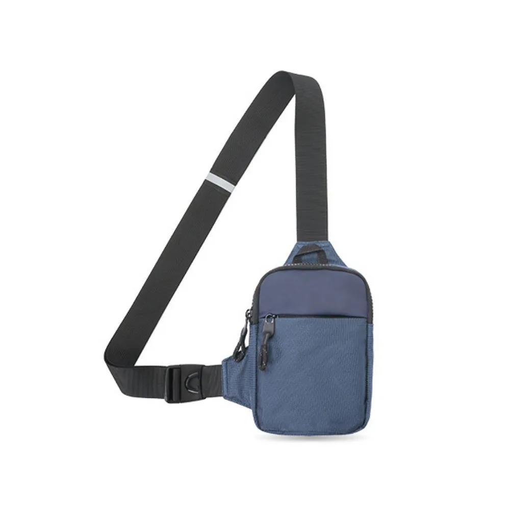 Bolso cruzado informal impermeable Oxford, bolso para teléfono móvil Unisex, bolso de hombro portátil para hombre para correr