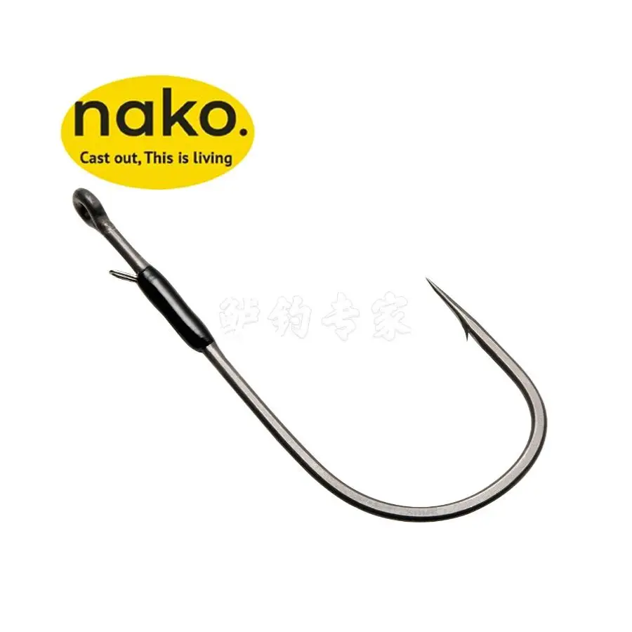 Gancho de vástago recto American Nako, cebo blando importado, gancho de vástago recto, gancho especial para voltear, cebo suave anti-colgante para obstáculos - imagen 5