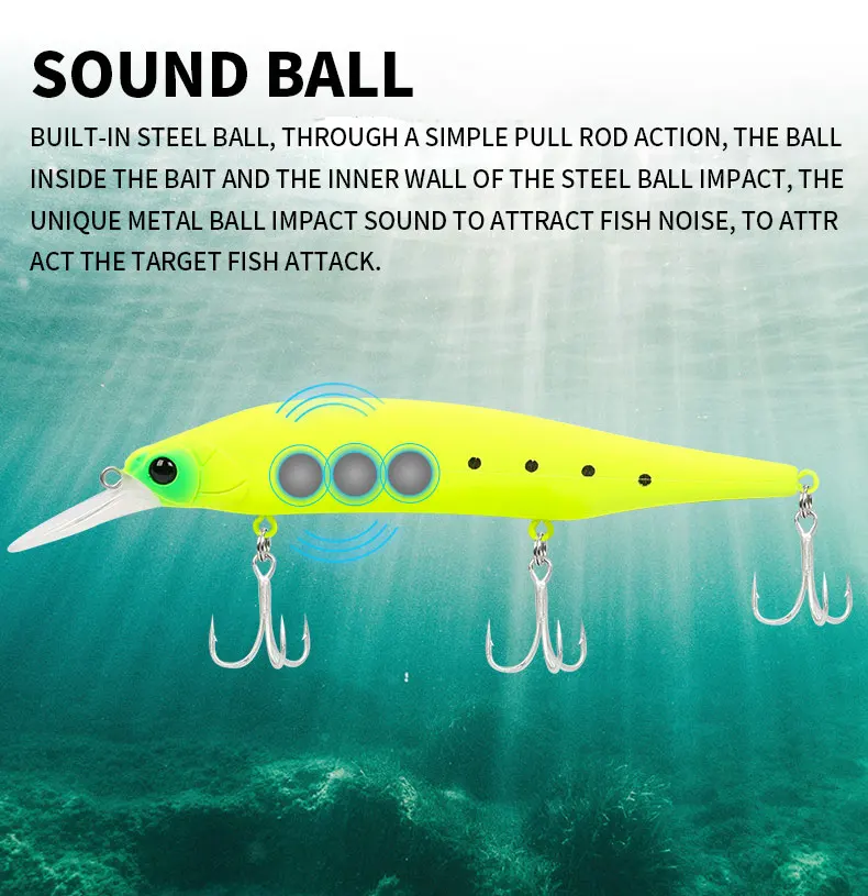 Señuelos de pesca de pececillo hundido, modelo popular japonés, 115mm, 16,7g, Jerkbait, Lucio, Carkbait, Wobblers, Swimbait, cebo profesional - imagen 2