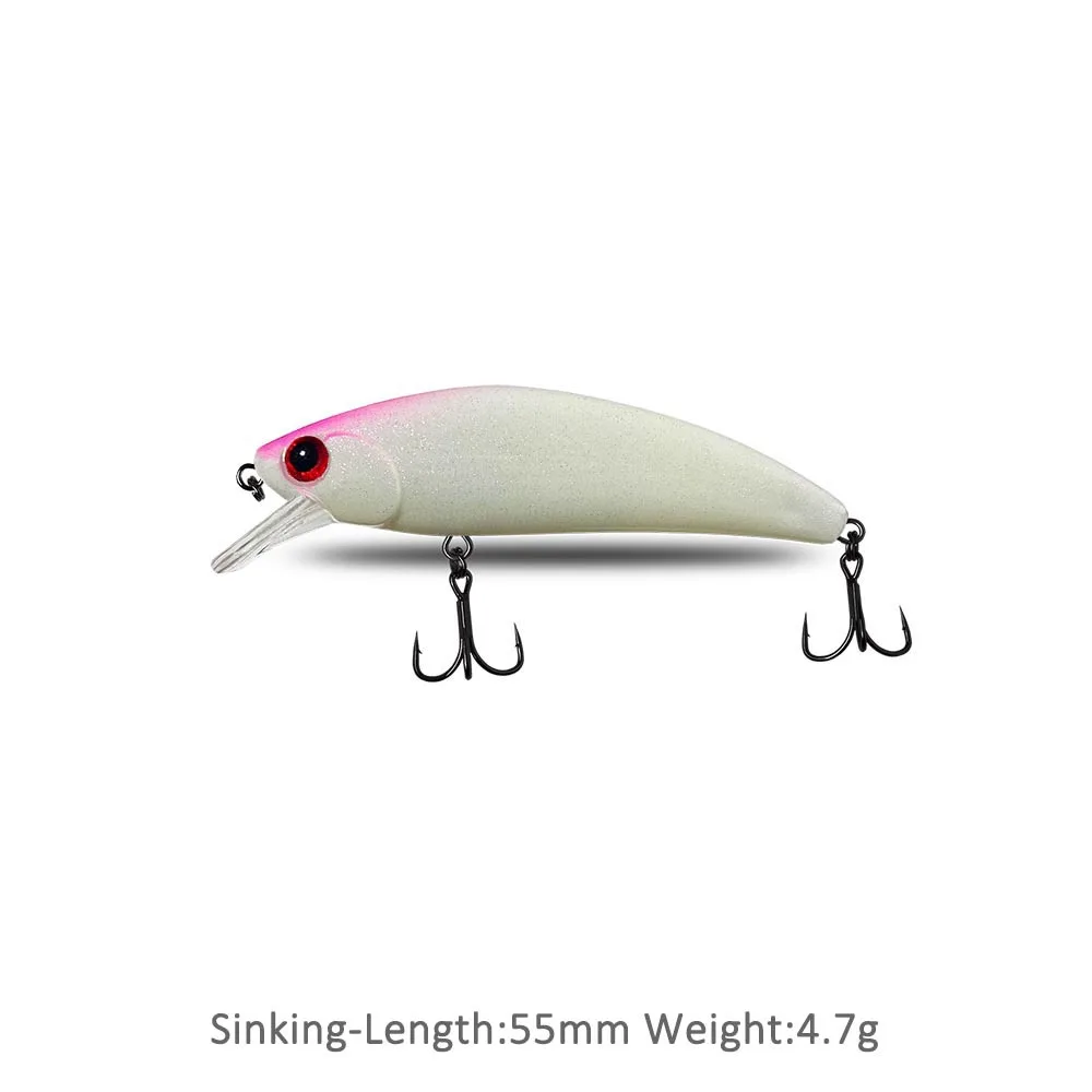 Señuelo de pesca duro Artificial, cebo de trucha, 55mm, 4,7g, Jerkbait, Swimbait - imagen 4