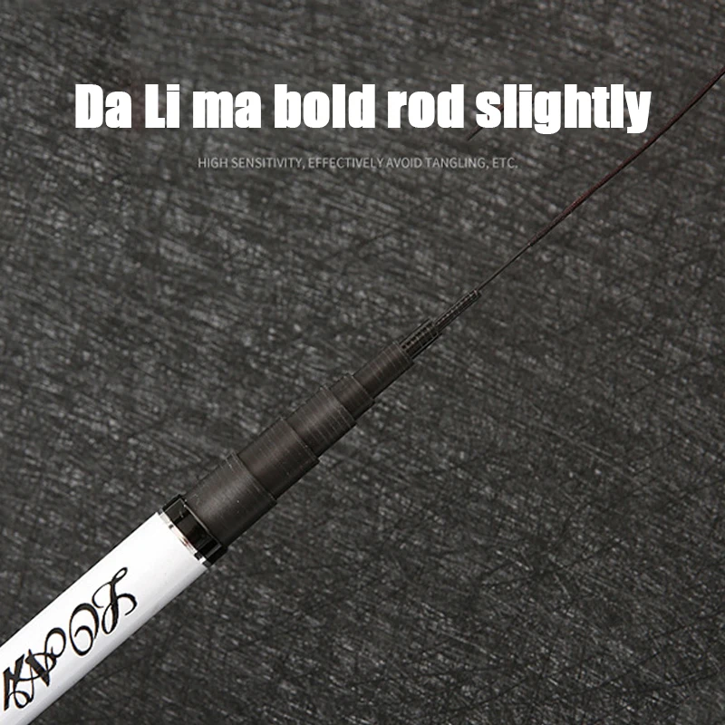 Caña de pescar de carbono 2023 M -10 M 28 tonalidad, sección corta dura ligera, equipo de pesca al aire libre, novedad de 2,7 - imagen 3