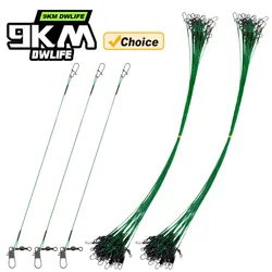 Línea de acero inoxidable conector giratorio para pesca en agua salada