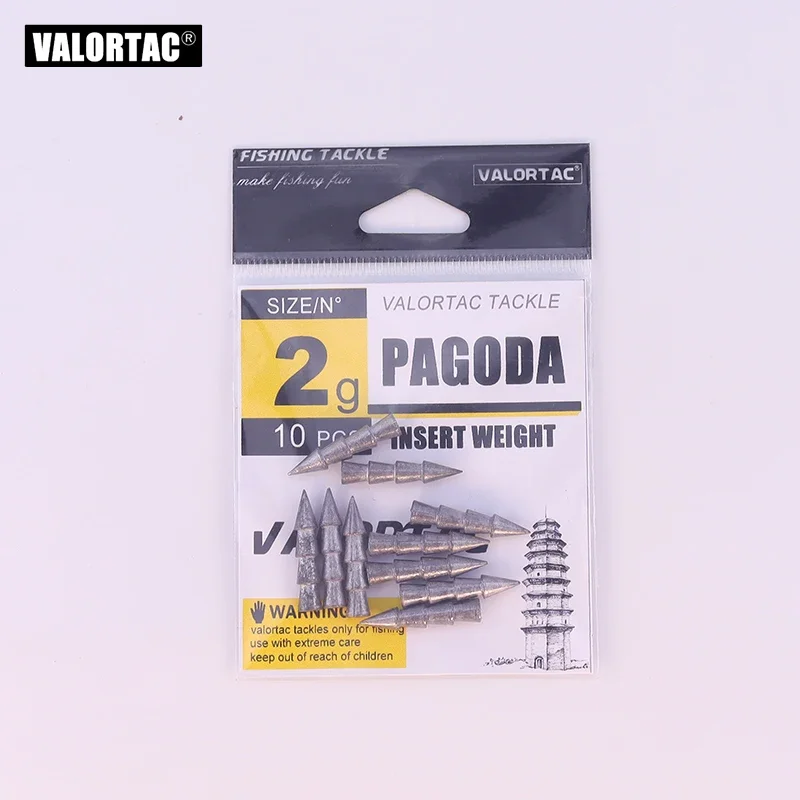 Plomo de peso para uñas con inserción de pesca, plomo de pesca Jigging de gusano Senko, accesorios de pesca, 10 unids/lote, 1G, 1,5G, 2g - imagen 3
