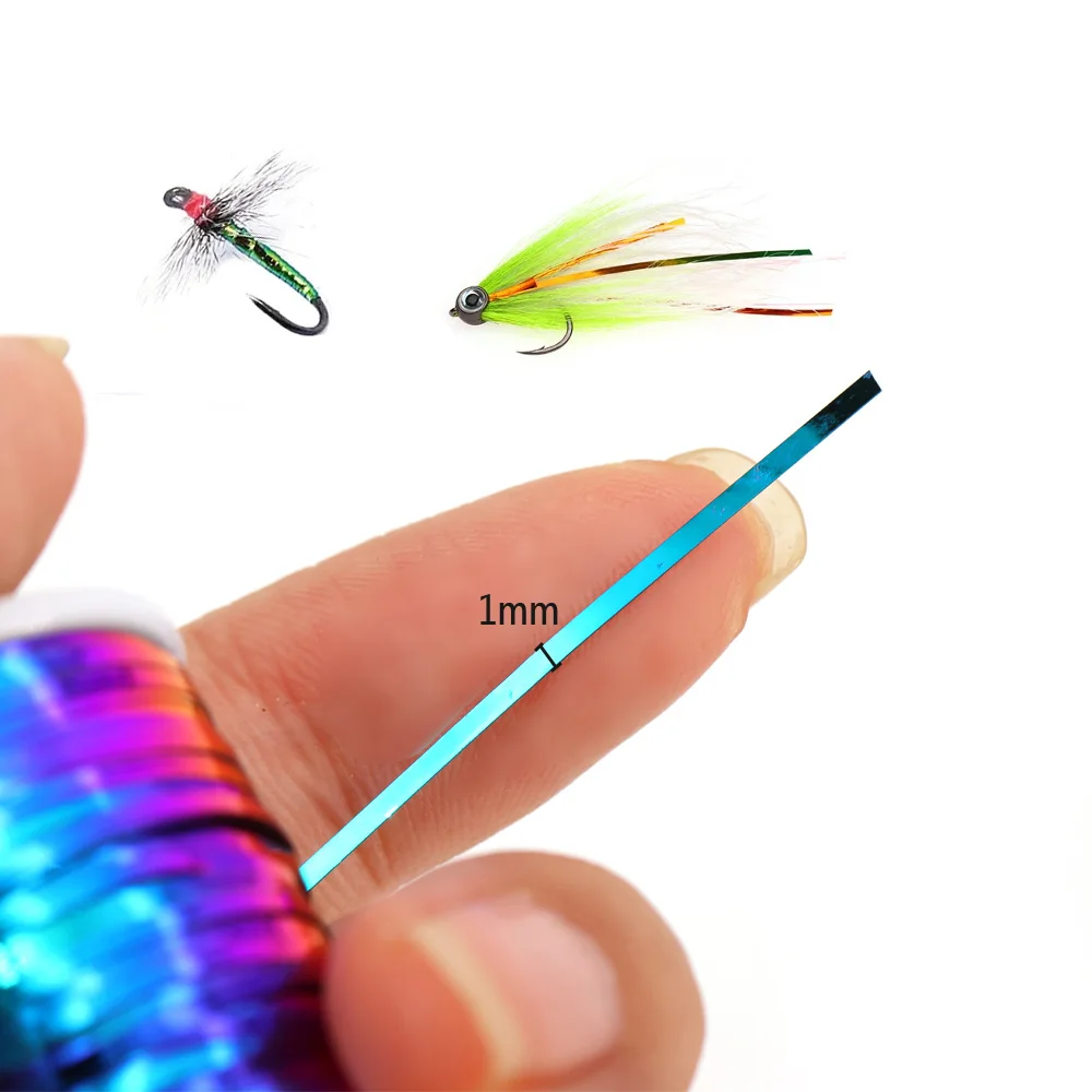 ICERIO Oropel Pavo Real Dos Tonos – Moscas Ninfas - imagen 4