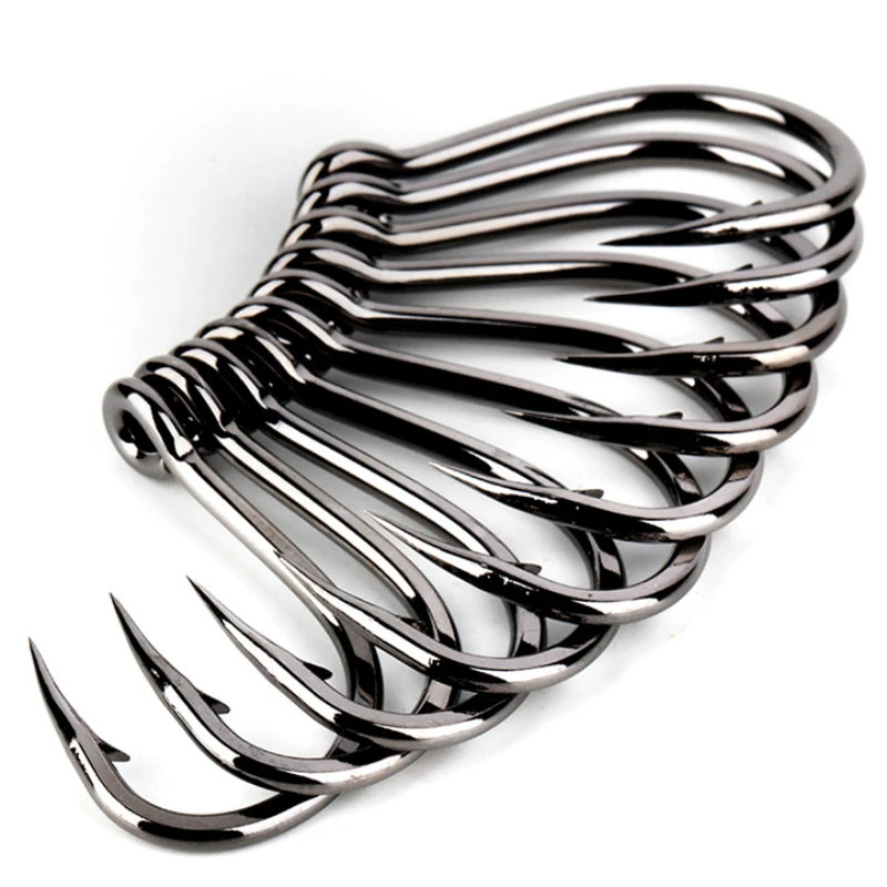 Mustad-anzuelos originales para Pesca de carpa, anzuelos de púas, acero al carbono, afilador de púas, anzuelos circulares, cabeza de pez gato, Anzol, 10827 - imagen 5