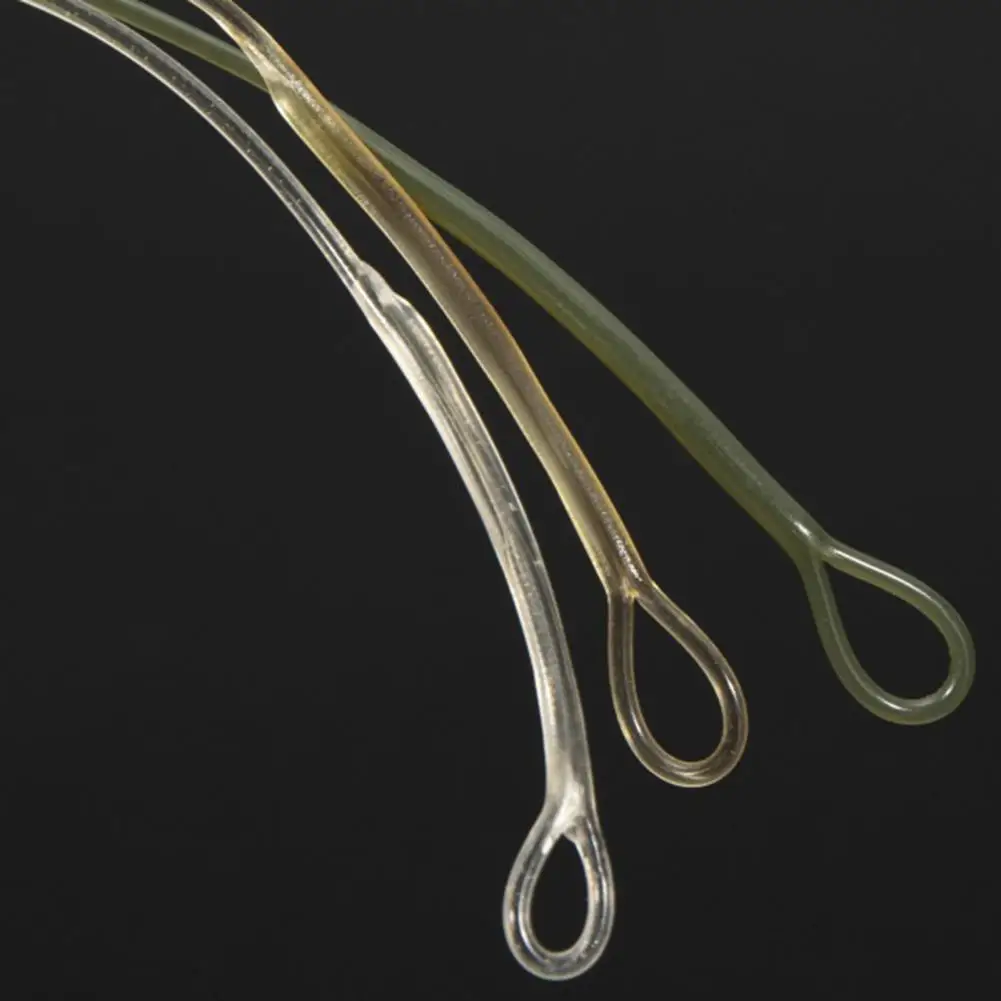 Leader de pesca de carpa de 100cm y 45LB, línea líder de tampón transparente, línea de mosca flotante, línea líder de fluorocarbono, suministros de herramientas de pesca - imagen 5