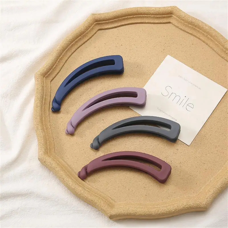 Clip de Joker minimalista y avanzado, estilo versátil, No daña el cabello, diseño único, accesorios para el cabello Vintage, horquilla de moda, resina - imagen 3