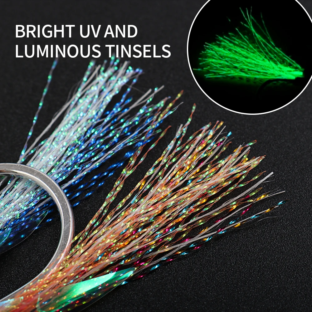 JIGGINGPRO 3 unids/bolsa 5/0 7/0 9/0 11/0 anzuelo de Jigging de alta resistencia plantilla de Metal gancho de asistencia individual anzuelos de pesca de agua salada - imagen 5