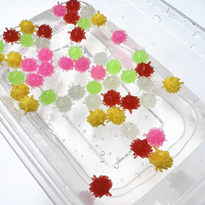 Señuelo Artificial de silicona para pesca, bola flotante luminosa para carpa, cebo blando con sabor a maíz, múltiples colores, 50 unids/lote por caja - imagen 3