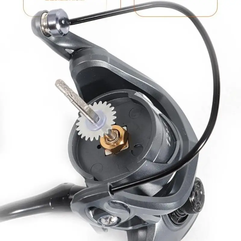 Carrete giratorio Mavllos ME 2 + 1 rodamientos, carrete de pesca giratorio de arrastre máximo de 15kg a prueba de agua salada, intercambiable para mano izquierda/derecha - imagen 4