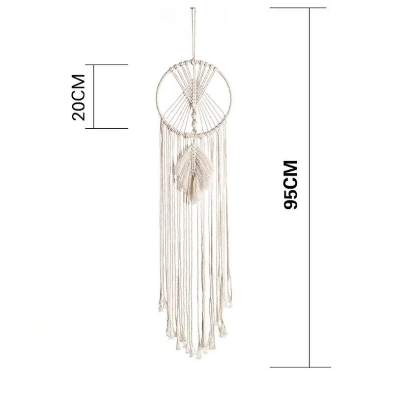 Tapiz pared encaje nórdico bohemio vintage para decoración