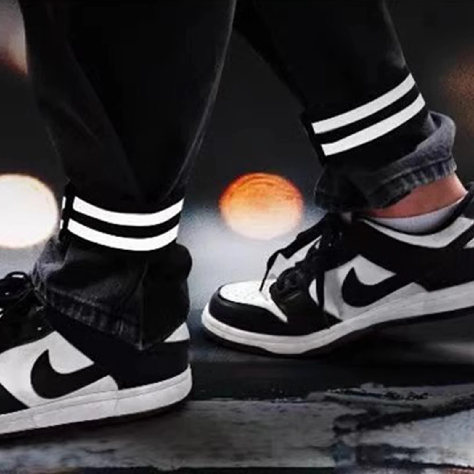 Correa de tobillo para brazo de ciclismo para hombres y mujeres, correa reflectante para deportes nocturnos, pulsera protectora para ciclismo, correr, juego de pelota - imagen 2