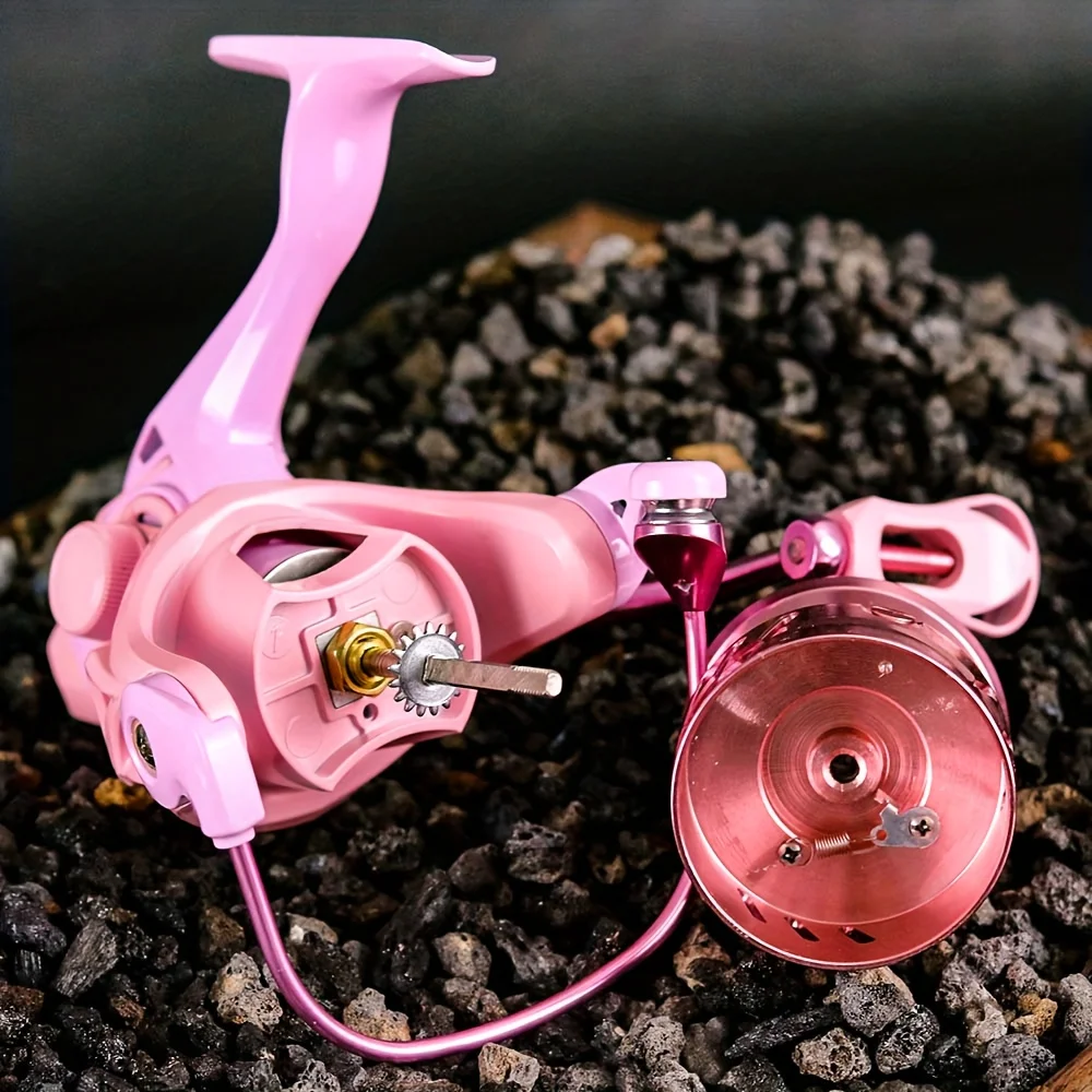 BAKAWA nuevas carretes de pesca rodamientos 4 + 1BB rueda giratoria serie 3000 agua de mar carrete giratorio de agua dulce accesorios de pesca de carpa - imagen 5