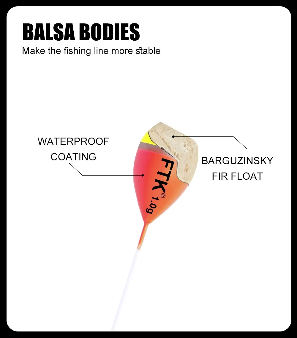 Detalle del sistema de fijación del flotador de pesca QAJTAO