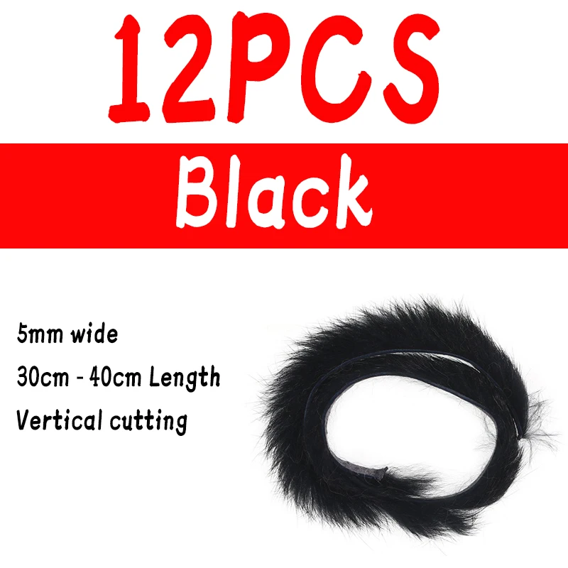 12PCS Black