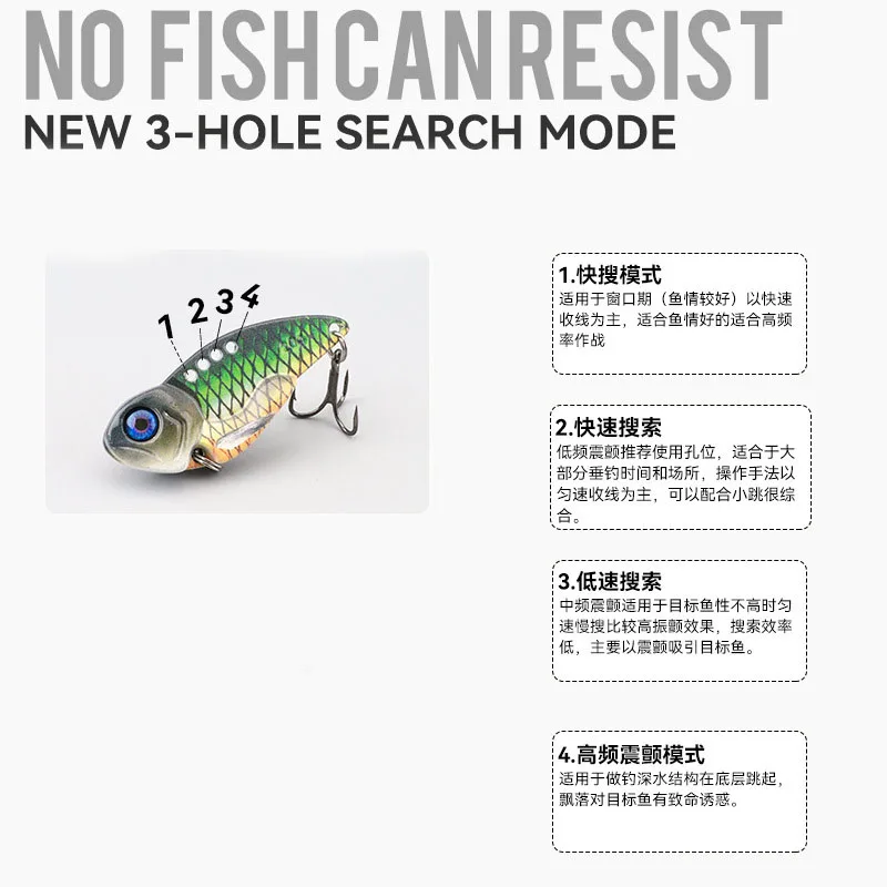 Mar Yolo Metal cebo duro remoto IB gancho de árbol biónico gancho de árbol vibrante cebo lubina cebo accesorios de pesca aparejos de pesca - imagen 5