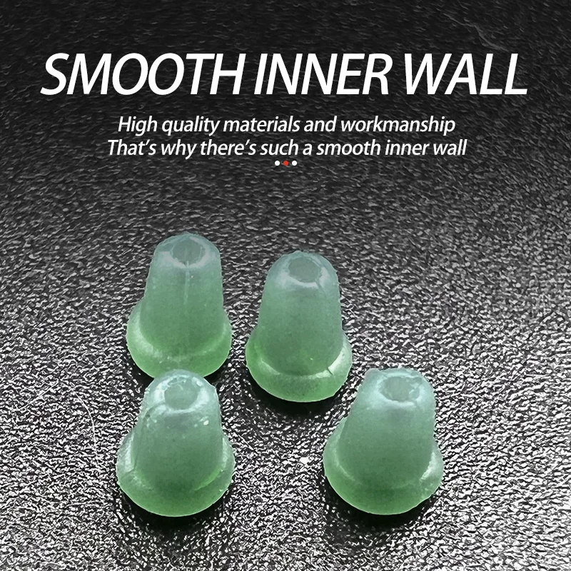 50 Uds herramientas de pesca gancho bloqueo cuentas de goma aparejo de pesca de carpa gancho fijo anzuelo de pesca parada accesorios de cuentas - imagen 2