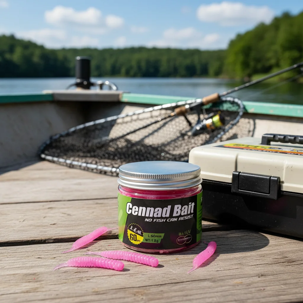 Señuelos de pesca ultraligeros, 1 botella de 6cm, 1,2g, cebo falso suave, cebo de gusano Artificial simulado para carpa, crucian, aparejos de pesca de cabeza grande - imagen 5