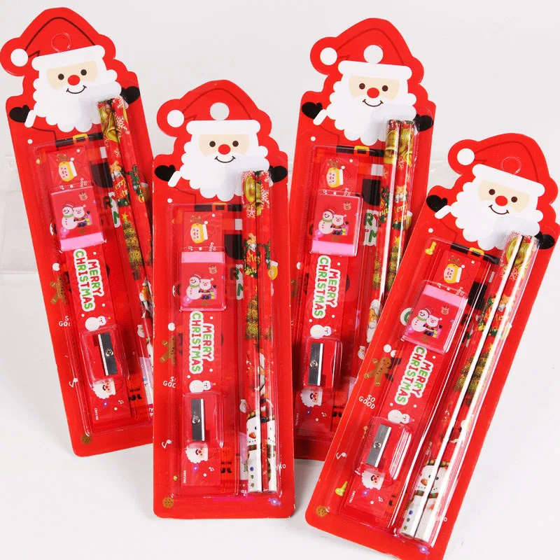 Set de lápices de dibujo infantiles animados regalo Navidad - imagen 4