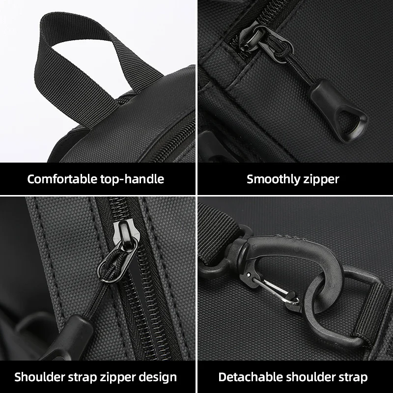 Bolsa de pecho de escalada para hombre, mochila de viaje con múltiples bolsillos, bolso de ciclismo para escalada al aire libre, bolsa deportiva pequeña, mochila escolar para fin de semana universitaria - imagen 5