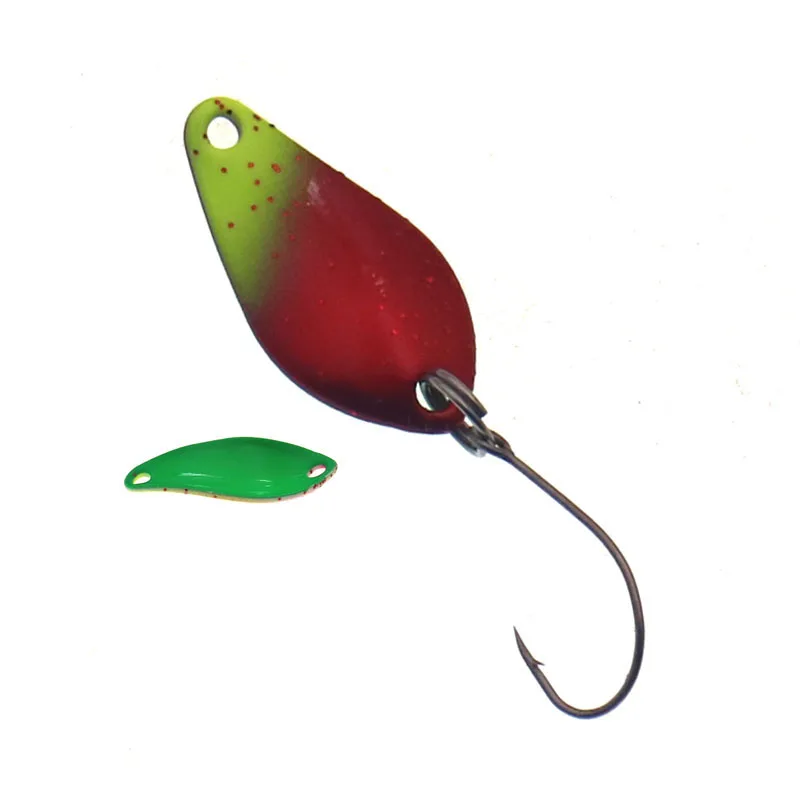 HISTOLURE 1,6g cuchara para trucha cebo giratorio colores UV cucharas de pesca de latón señuelos cebo de Metal para lubina - imagen 5