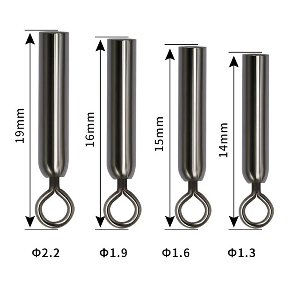 30 Uds. Conector de flotadores rectos de 360 grados soportes de flotadores de pesca de tipo recto giratorio resistencia al desgaste de latón - imagen 2