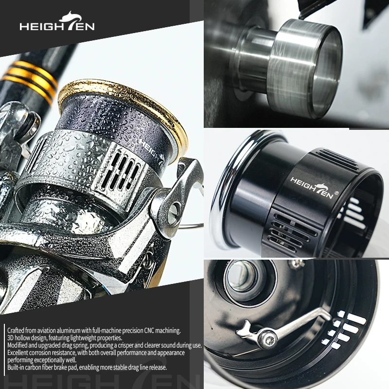 HEIGHTEN Carrete de repuesto C2000S para 18/19 STELLA / 20 TWIN POWER / 19 VANQUISH / 19 STRADIC / 20 VANFORD serie 1000-2500 - imagen 4