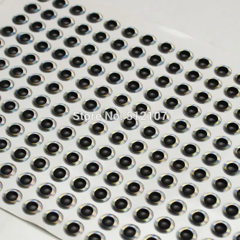 Ojos 3D plateados Countbass para señuelos duros – Varios tamaños - imagen 4