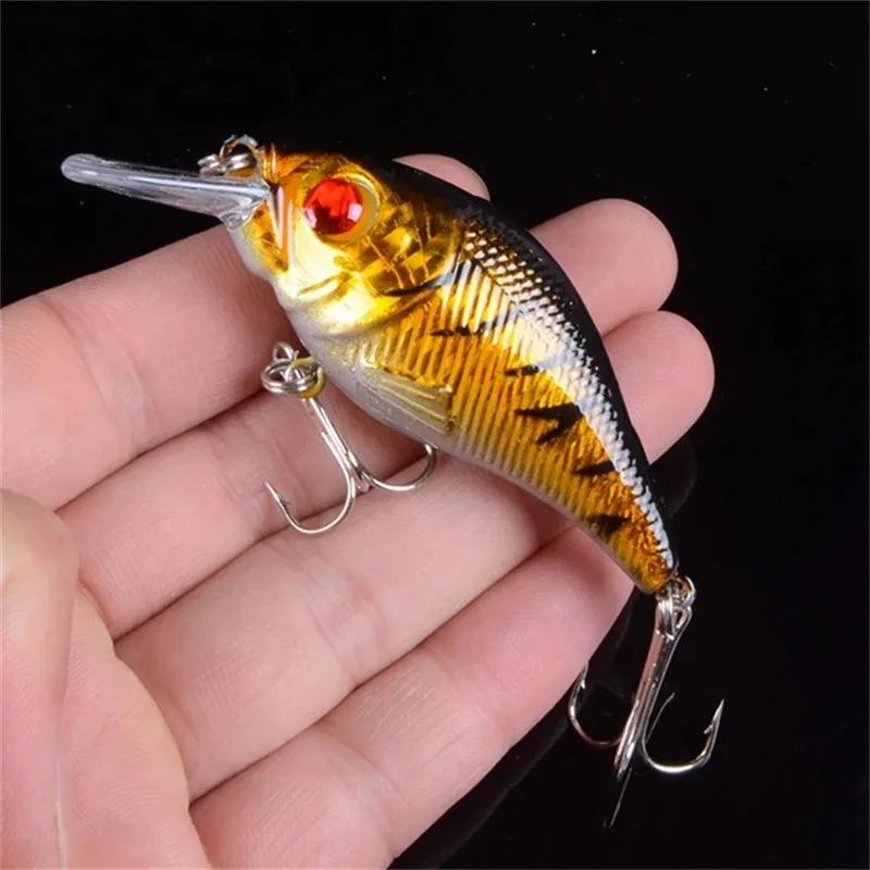 Señuelo VIB con Ojos 3D – Crankbait Hundimiento y Anzuelos Triples - imagen 2