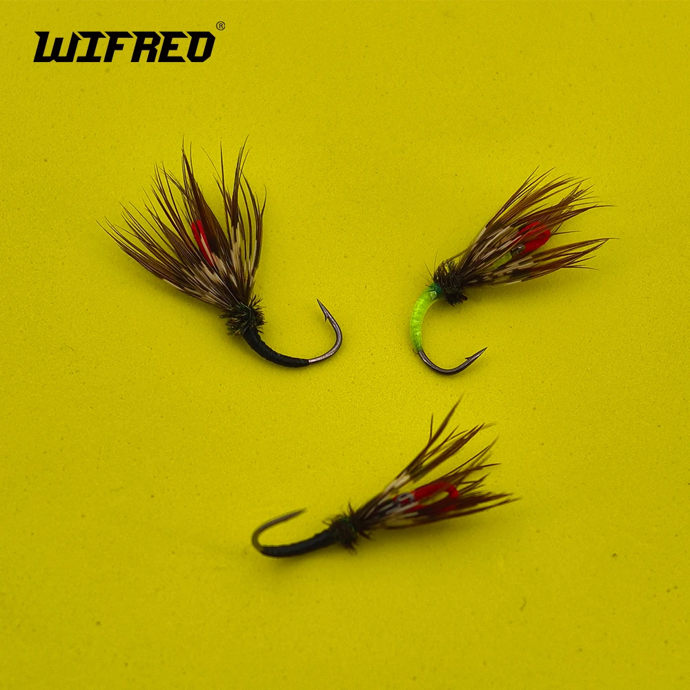 Wifreo 10 piezas # 12 anzuelos pesca con mosca Tenkara moscas Kebari trucha lubina Panfish señuelo arroyos de montaña pequeños ríos lagos cebo de pesca - imagen 2