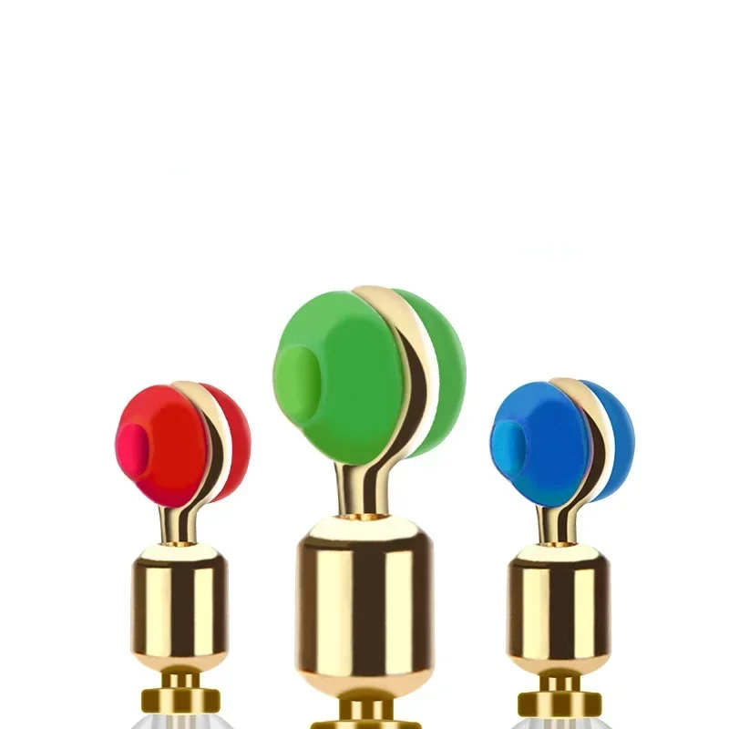 10 Uds cabeza de cobre silicona asiento flotante giratorio flotador de pesca conector de anillo en forma de ocho accesorios de equipo de pesca - imagen 2