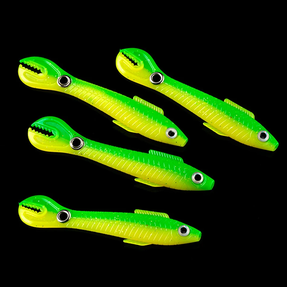 Cebo blando de simulación para lubina y Lucio, Wobbler para pesca Artificial, Swimbait móvil para peces, 6g/10cm, 1 unidad, nuevo - imagen 5