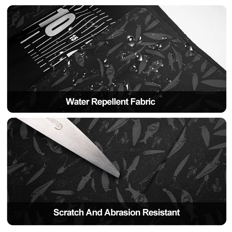 LEYDUN-alfombrilla de medida para peces de 125cm, herramientas de pesca, viene con Regla de medición y Base acolchada para arrodillarse, herramienta de aparejos de pesca - imagen 5