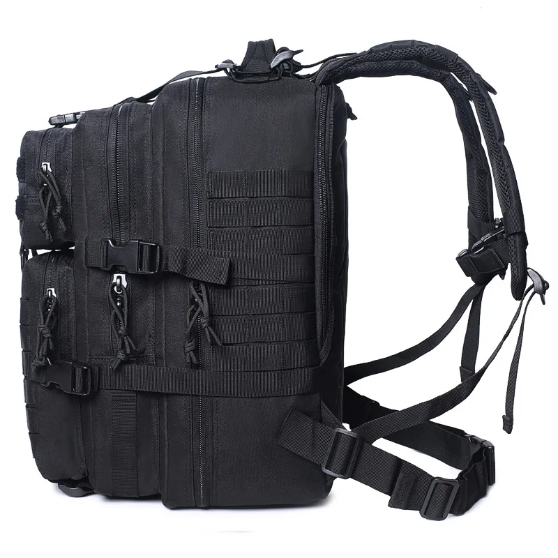 Lawaia mochila táctica de viaje al aire libre, bolsa táctica de 45l, ventilador militar de corta distancia, mochila de Montañismo impermeable - imagen 4