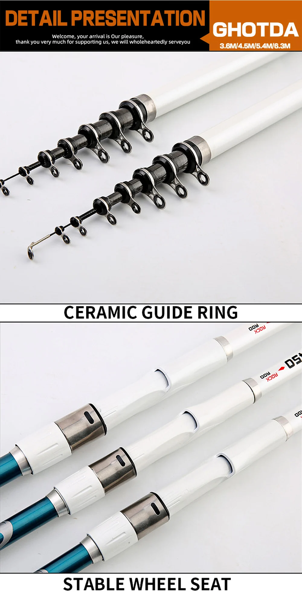 Experimente una pesca sin costura con nuestras cañas avanzadas duraderas y fáciles de usar