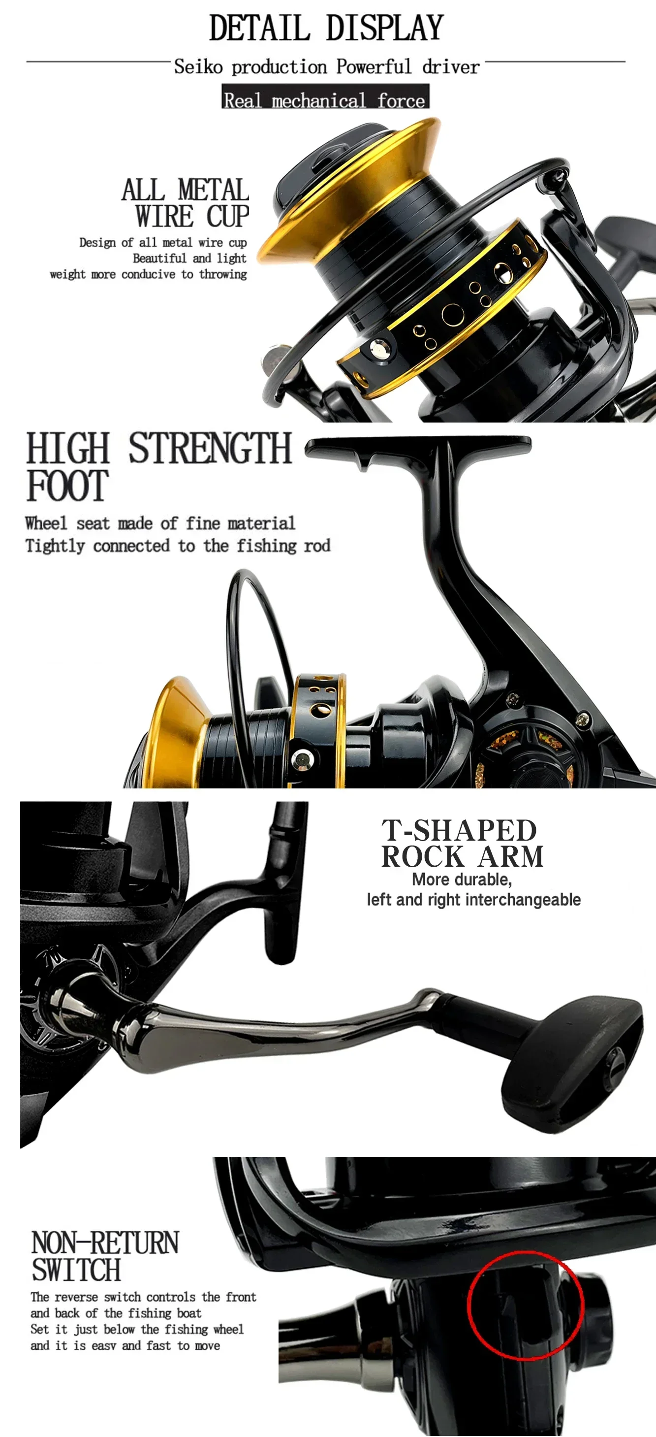 Experimentar la pesca de alto rendimiento con este carrete duradero y versátil