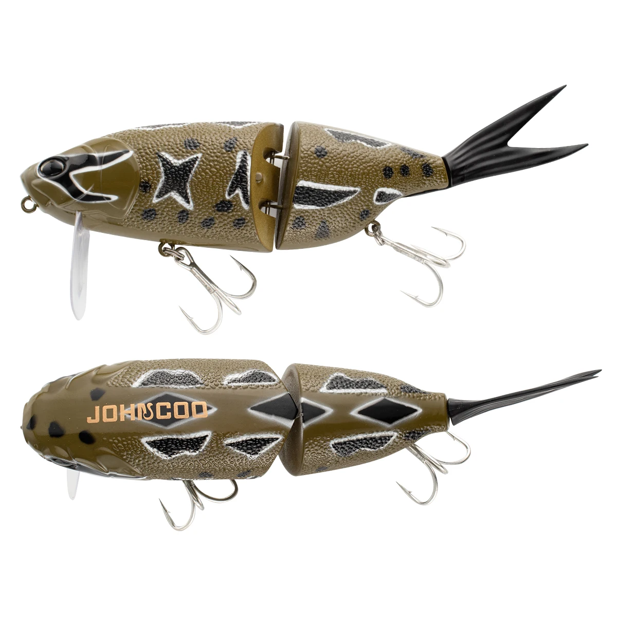 Cebo duro flotante de fundición larga Wobbler 21CM 87G Chatter cebo de pesca en agua superior cola giratoria Popper - imagen 3