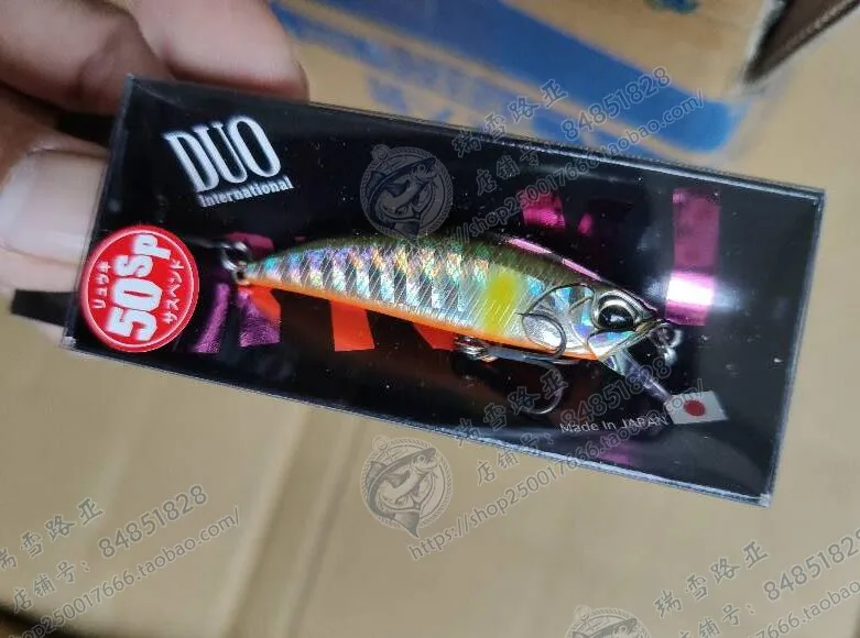 Japón DUO SPEARHEAD RYUKI 50SP, 3,3g, microorganismo suspendido, Mino Stream boca cebo - imagen 3