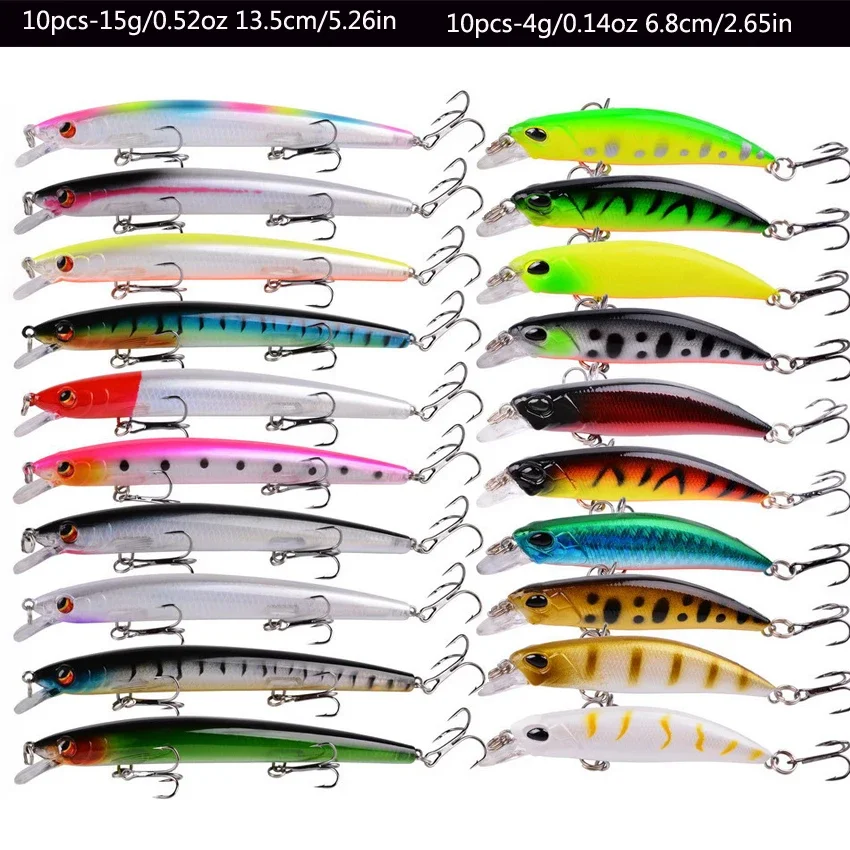 A-20pcs Lures