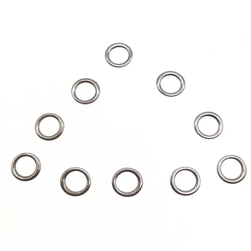 Anzuelo de señuelo de acero inoxidable 20 piezas, anillo de bucle sólido, conector, accesorios de pesca a presión - imagen 5