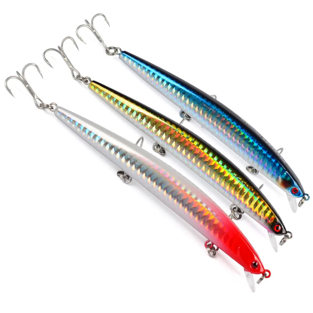 Señuelo de pesca Wobbler realista, 1 piezas, ojos 3D, 12,5 cm/13,5g, cebo duro Artificial, aparejos de pesca flotantes con gancho 6 # BKB - imagen 3